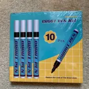 Grout Pen: Restore Tile Grout Lines Set Of 10 Black