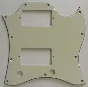 Guitar Pickguard For Gibson US SG Standard Full Face Style,3 Ply Parchment