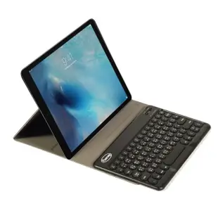 Powerway For iPad 9.7吋平板專用圓典型藍牙鍵盤/皮套(iPad6/iPad5/Pro9.7/Air2/Air)