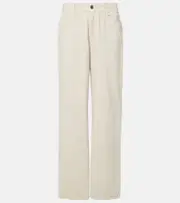 [The Row] The Row Eglitta cotton corduroy wide-leg pants 24 beige