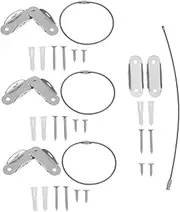 COOPHYA Child Furniture Safety Straps Tip 4 Sets Metal Proofing Strong Durable Straps