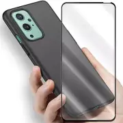 Shockproof Tempered Glass Screen Protector + Durable TPU Case for OnePlus 9 NEW