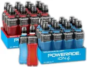Powerade Bundle: Powerade ION4 Mountain Blast Sports Drink Multipack Sipper C...