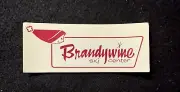 BRANDYWINE 1966 Ski Decal Sticker OHIO Resort Souvenir Travel 4 1/2” x 1 3/4”