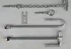 Whites FG4 Heavy Duty Long Drop Latch Kit Farm / Field Gate Hinge Latch Set 25NB