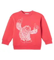 [Stella McCartney Kids] Stella McCartney Kids Printed cotton jersey sweatshirt Y 3 red