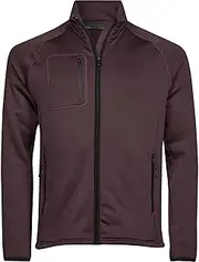 [Tee Jays] Mens Stretch Fleece Jacket (UK Size: S) (Grape)
