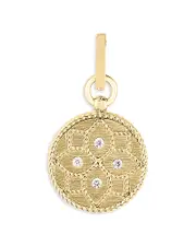 Roberto Coin 18K Yellow Gold Venetian Princess Diamond Pendant