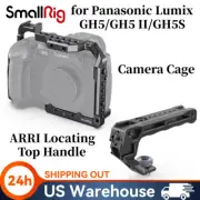 SmallRig GH5 Camera Cage &ARRI Locating Top Handle for Panasonic GH5/GH5 II/GH5S