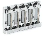 Leo Quan Badass V 5-String High-mass Bass Bridge - Chrome