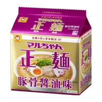 在飛比找比比昂日本好物商城優惠-東洋水產 MARUCHAN 正麵 豚骨醬油 泡麵 5包【6袋