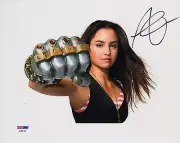AIMEE CARRERO SUPER YOUNG "THE AMERICANS" ACTRESS SIGNED "LEVEL UP" PHOTO PSA