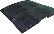 Rubber Threshold Ramp, Portable Wheelchair Ramp Non Slip Bridge Transition Ramp for Home, Indoor Outdoor Entryway Ramp, Set of 2