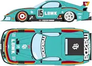 Make up LB028C Eidolon 1/43 LB-Super Silhouette Mazda FD3S RX-7 Mint Green Finished Product
