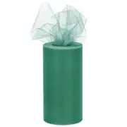 6 inch 50 Yards Tulle Ribbon Rolls Pastel Netting Fabric, Army Green