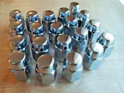 20 Rally Rim Chrome Mag Wheel Acorn Lug Nuts 1/2"-20 RHT 13/16" Hex Fits Volvo (for: Volvo)
