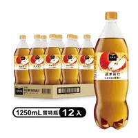 在飛比找momo購物網優惠-【美粒果】零加糖蘋果蘇打寶特瓶1250ml x12入/箱