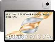 HONOR Pad X9a 11.5 Inch Tablet, 120Hz 2.5K Fullview Display, 6GB/128GB, 8300mAh Battery, WiFi, Qualcomm 6nm Snapdragon 685, Four Speakers, Android 15, MagicOS 9.0, Grey