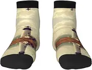 [JBYJBX] Old Lighthouse Print Adult Socks Womens Mens Workout Thermal Cozy All-Season Gift Holiday Articles Use