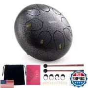 VixxNoxx Rain Chime Tongue Drum, 6 Inches 8 Notes Steel Handpan for Drumming,