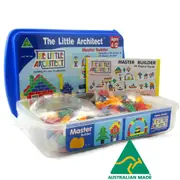 The Little Architect Kids Building Blocks Set 350pcs Master Builder Box