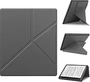 Slimshell Case for Kobo Elipsa 2E 10.3" 2023 Released, Origami Standing Lightweight PU Leather Stand Smart Cover with Auto Sleep Wake Feature for Kobo Elipsa 2E 10.3 inch with Pen Holder (Gray)