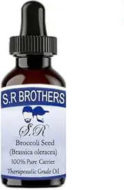 SR Broccoli Seed (Brassica Oleracea) Pure & Natural Therapeutic Grade Carrier Oil Plastic with Dropper 30ml