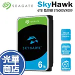 SEAGATE 希捷 SKYHAWK 監控鷹 6TB 3.5吋 監控硬碟 HDD 內接硬碟 ST6000VX009 光華