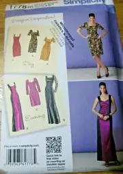 SIMPLICITY SEWING PATTERN 1778 R5 LADIES DRESS SIZE 14-22 NEW