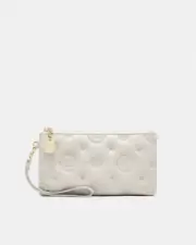 MIMCO OYSTER FLASHBACK LEATHER WRISLET POUCH Brand New