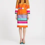 Marimekko Gesso Pencil Skirt in Sabluuna 6 NWT