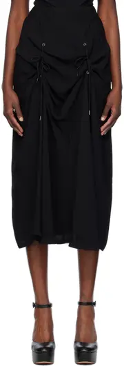 CJ draped midi skirt IT38 Black