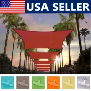 Outdoor Sun Shade Sail 13ftx10ft Rectangle UV Patio Garden Canopy Shelter Cover