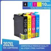 10x Generic Ink Cartridges 202XL Alternative for Epson XP-5100 WF-2860 Printer