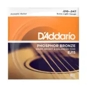 D'Addario EJ15 Phosphor Bronze Acoustic Guitar Strings