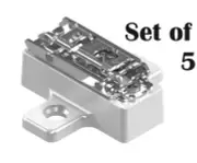 Blum 13mm Screw-on Cam Adjustable Wing Baseplate Set of 5