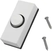 1 pcs Plastic Push Button Doorbell Wall Mounted Door Bell Buttons for Home Replacement Garage Door Opener Switch,Sturdy Plastic, Hard Wired