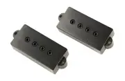 DiMarzio Model P P Bass Replacement Pickguard with White Pickups