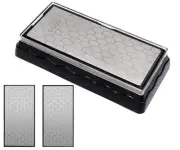 Double-sided Diamond Sharpening Stone,Knife Sharpener Stone diamond sharpener...