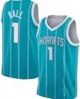 Lamelo Ball #1 Hornets Light Blue On Court Replica Kid's/Youth Jersey