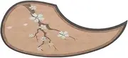 ULDIGI Acoustic Guitar Pickguard with Cherry Blossom Design Sticker for Protection Aesthetic Appeal Easy to Apply Remove for Acoustic Guitars