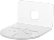 1Set Transparent Wall Mounted Camera Shelf Hassle Installation No Drilling Required Versatile Use for Living Rooms Bedrooms Sturdy Design for Home Security Needs