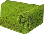Kisangel Artificial Moss Micro Landscape Turf Decorative Faux Moss for Indoor Garden Decor Lifelike Greenery Wall Accessory Lightweight DIY Plant Background for Home Party