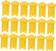 Healvian 100Pcs Eyelash Bottle Needles Blocking Pins for Bottles Durable Nozzle Replacement Essential Tool for Eyelash Extension Applications