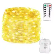 Fairy Lights 33FT 100 LED Fairy String Lights Battery 33ft100led Warm White