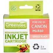 Greentec Alternate Canon PG510 Ink Cartridge Black