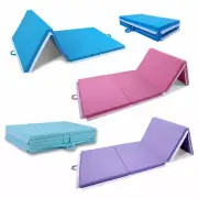 Large Folding Tumbling Mat Gymnastics Gym Exercise Landing Mat High Density