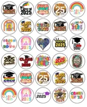 Graduation Hat Edible Icing Cupcake Toppers – Graduation Decorations (2 Sizes)