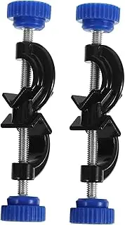 GLEAVI 2pcs Laboratory Rack Clamp Boss Head Clamp Holder Clamp Holder with Boss Head Rod Bosshead Clamp Holder Lab Stand Clamp Boss Head Holder Clip Lab Stand Head Clamp Holder