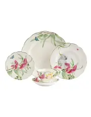 [Royal Albert] Miranda Kerr Australiana Dinnerware Set 5 Pieces in White